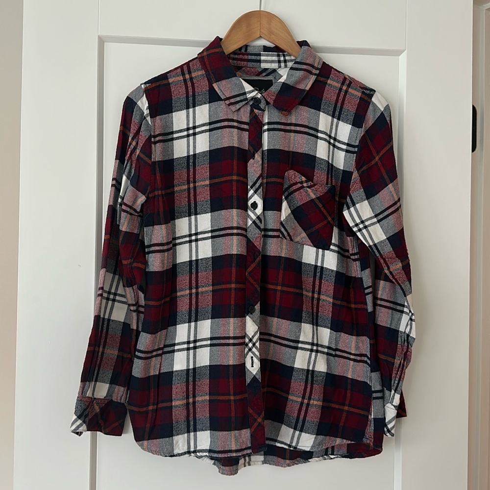 Rails flannel, perfect for wearing now!